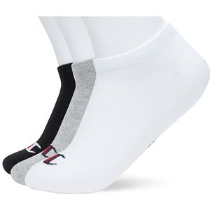 Champion Core Socks 3pp Sneakers, uniseks, Marineblauw