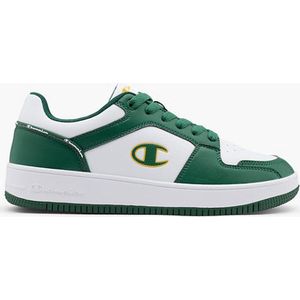 Champion Legacy-Rebound 2.0 Low Sneakers voor heren, wit/groen (WW020), 43 EU, wit groen Ww020