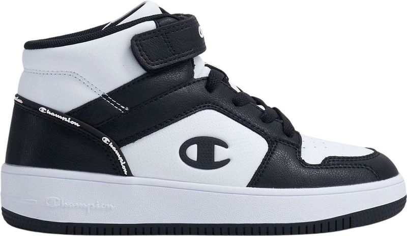 Champion Sneakers - Rebound 2.0 Mid Cut - Wit - Zwart - Junior