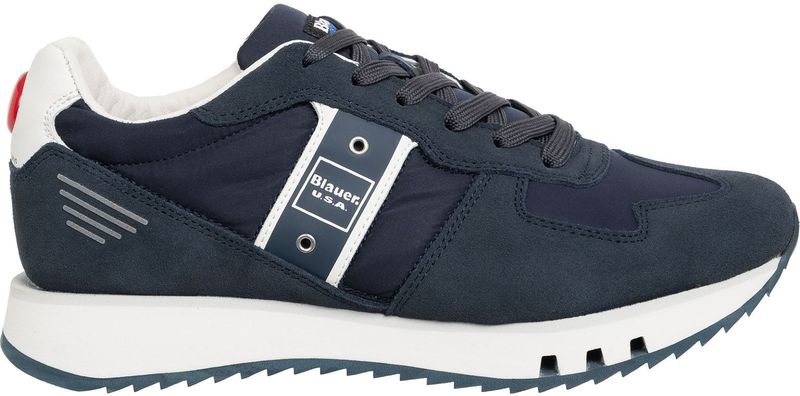 Blauer - S5TOKYO01 - Leren Sneakers - Wit - Casual
