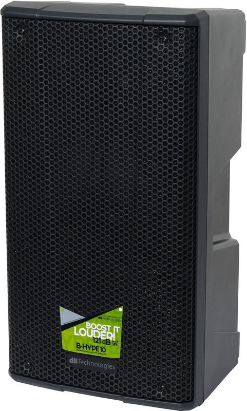 dB Technologies - B-Hype 10 - Actieve Luidspreker - Zwart - 10-inch Woofer - 260 Watt Piekvermogen