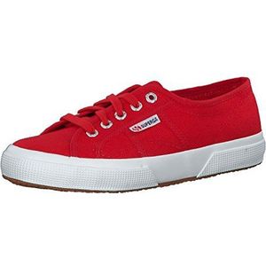 Superga Cotu Classic, uniseks kindersneakers, rood/wit