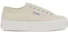 Superga Women 2740 Platform Beige LT Eggshell Favorio