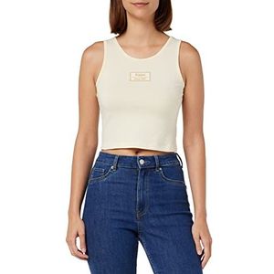 Kappa - Authentic Stew - Dames Tanktop - Gebroken Wit - Biologisch Katoen