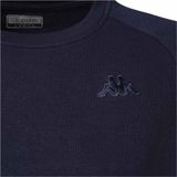 Kappa - Sweatshirt - Ronde Hals - Groen - Katoen - Geborduurd Logo