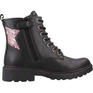 GEOX - J Casey - Veterlaarzen - Zwart - Synthetisch