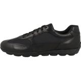 Geox - U Snake 2.0 C - Nette Schoenen - Zwart - Leer en Textiel