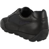 Geox - U Snake 2.0 C - Nette Schoenen - Zwart - Leer en Textiel
