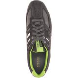 Geox - Snake 2.0 - Herenschoenen - Zwart - Leer/Textiel - Ademend