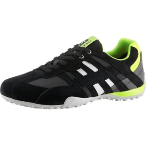 Geox Sneaker "UOMO SNAKE A", Freizeitschuh, Halbschuh, Schnürschuh mit herausnehmbarer Innensohle