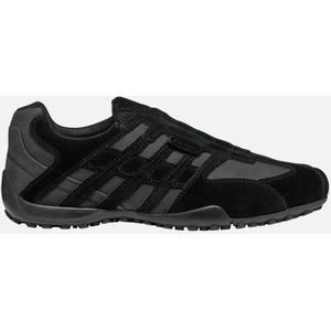 Geox UOMO SNAKE B Slip-On Sneaker Freizeitschuh, Halbschuh, Schnürschuh im Material-Mix