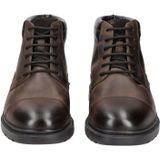 Geox - Bruine Enkellaarzen - Leer - Heren
