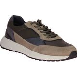 Geox - U Volpiano - Sneakers - Blauw - Suède en Stof