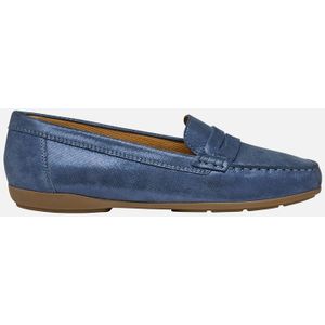 GEOX - D ANNYTAH MOC - Mocassins - Blauw - Suède