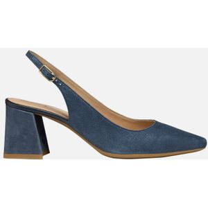 Giselda - Pumps - Goud - Suede - Brede Hak