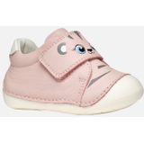 GEOX TUTIM Sneakers - ROZE/WIT - Nappa - Klittenbandsluiting voor Peuters