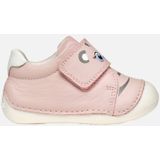 GEOX TUTIM Sneakers - ROZE/WIT - Nappa - Klittenbandsluiting voor Peuters