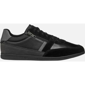 Geox U Renan A Sneakers voor heren, zwart, 42 EU, zwart, 42 EU