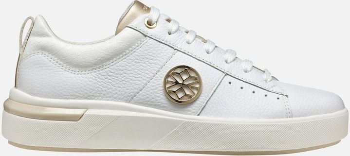 GEOX - DALYLA - Sneakers - Wit - Leer met Pythonprint