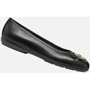Geox - Annytah - Ballerina - Zwart - Nappaleer - Lichtgewicht