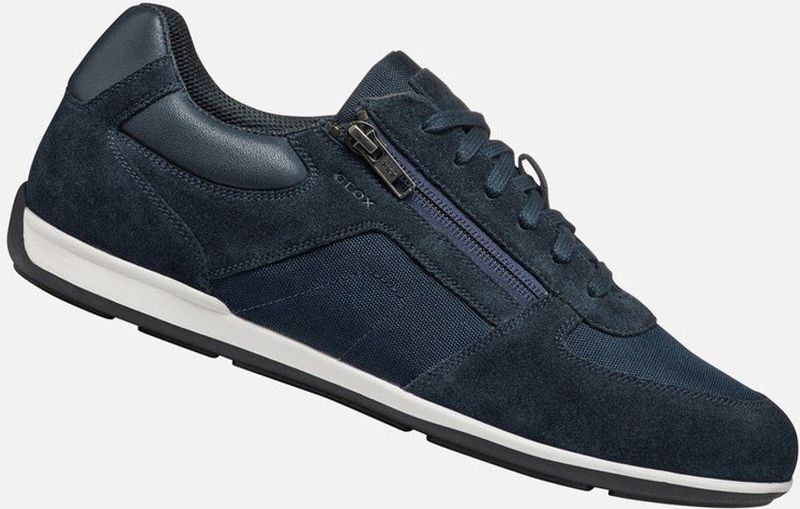 GEOX - Ionio - Sneakers - Marineblauw - Leer