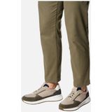 GEOX - BRANTHON - Sneakers - Legergroen/Beige - Suède/Textiel