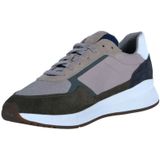 GEOX - BRANTHON - Sneakers - Legergroen/Beige - Suède/Textiel