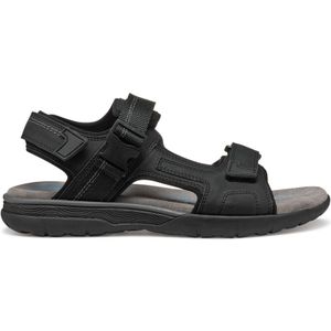 Geox - Spherica EC5 - Sandalen - Grijs - Nubuck-effect Materiaal