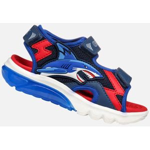 Geox - Ciberdron - Sandalen - Blauw - Mesh en Synthetisch Materiaal