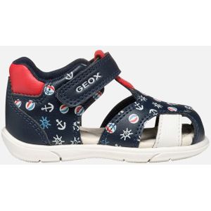 GEOX Schuhe Sandal Zapito Baby Junge Marineblau/rot