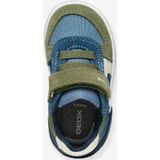 Geox - GISLI BOY - Sneakers - Blauw - Rindsnubukleder - Kinderschoenen