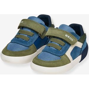 Geox - GISLI BOY - Sneakers - Blauw - Rindsnubukleder - Kinderschoenen