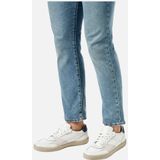 Geox - Affile - Sneakers - Zwart - Leer/Synthetisch/Textiel