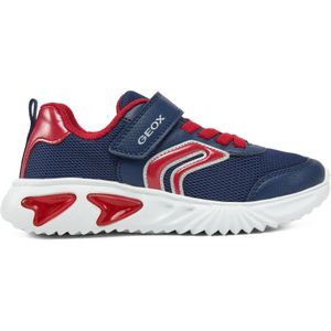 Geox Sneaker »J ASSISTER BOY Blinkschuh«, Sportschuh, Klettschuh mit auffällig blinkender Sohle