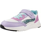 GEOX - LOFTUS - Sneakers - Lila/Turkoois - Lederlook/Nylon