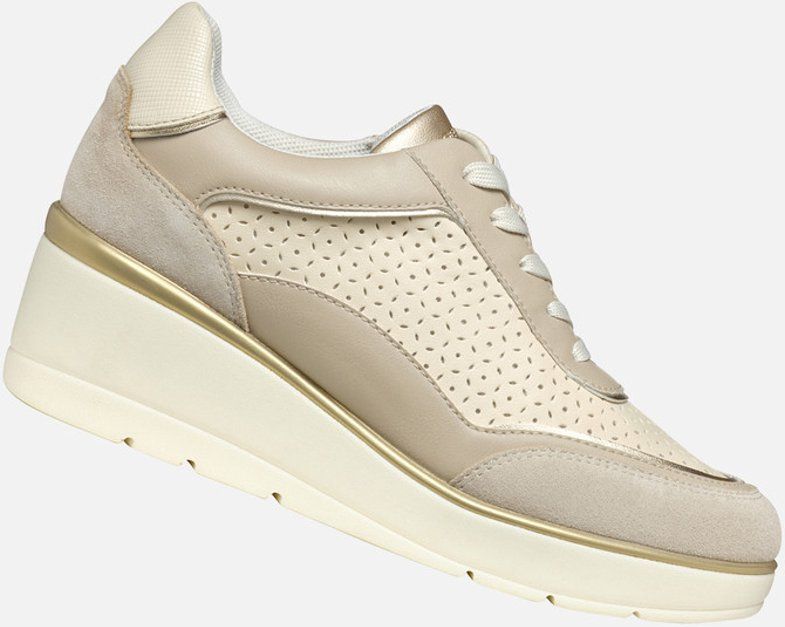 Geox - Ilde - Sneakers - Grijs - Synthetisch - Ademend