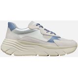 Geox - D45UFB 05422 - Sneakers - Blauw - Suède en Polyurethaan