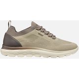 GEOX - SPHERICA - Sneakers - Beige/Taupe - Textiel - Lage Herensneaker