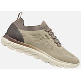 GEOX - SPHERICA - Sneakers - Beige/Taupe - Textiel - Lage Herensneaker