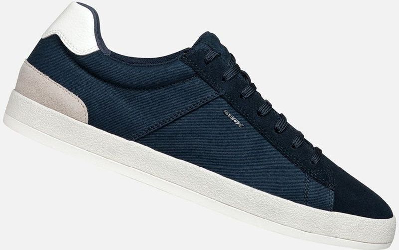 Geox - Serifos - Sneakers - Groen - Canvas en Suède