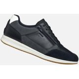 GEOX - AVERY - Sneakers - Marineblauw - Lederlook en Nubucklook