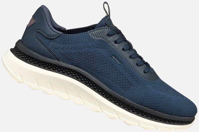 Geox - Spherica Actif X - Sneakers - Zwart - Textiel/Synthetisch