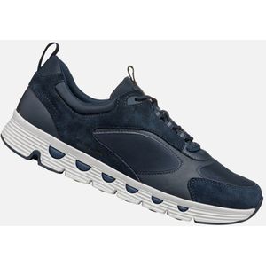 GEOX - SPHERICA ECUB-4 - Sneakers - Marineblauw - Nylon en Suède