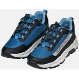 GEOX - FLEXYPER PLUS ABX - Sneakers - Petrolblauw - Nylon en Lederlook