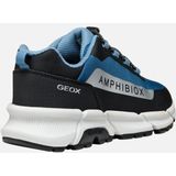 GEOX - FLEXYPER PLUS ABX - Sneakers - Petrolblauw - Nylon en Lederlook