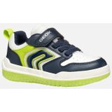 Geox - J Buzzerlight Boy B - Sneakers - Marineblauw Lime - 28 EU