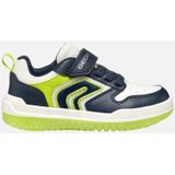 Geox - J Buzzerlight Boy B - Sneakers - Marineblauw Lime - 28 EU