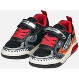 Geox - Inek - Sneakers - Zwart - Mesh en Synthetisch - Ademend