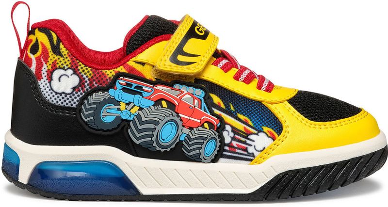 Geox - Inek E - Sneakers - Blauw - Synthetisch