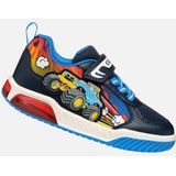 Geox Sneaker »J INEK BOY Blinkschuh«, Kindergartenschuh, Klettschuh mit Fahrzeug Motiv